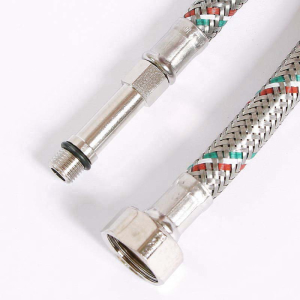 Подводка гибкая для смесителя Uni-Fitt 1000 мм 1/2"*МL10х1 удл. штуцер DN 8 оплётка из нерж. стали (503S2810) Подводка гибкая для смесителя Uni-Fitt 1000 мм 1/2"*МL10х1 удл. штуцер DN 8 оплётка из нерж. стали (503S2810)