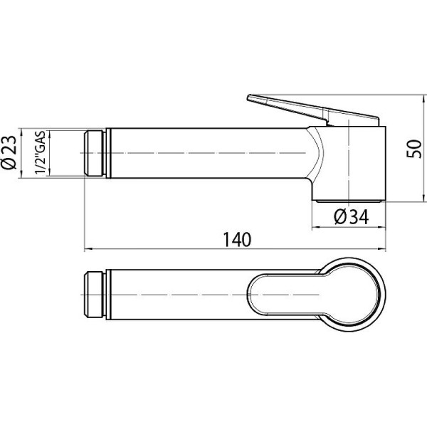 Смеситель с гигиеническим душем Bossini Paloma Brass смеситетель, шланг 125 см, держатель, хром (E37005.030) Смеситель с гигиеническим душем Bossini Paloma Brass смеситетель, шланг 125 см, держатель, хром (E37005.030)