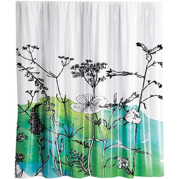 Душевая шторка для ванны Wasser Kraft Dill 180х200 (SC-39101)