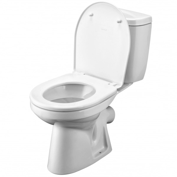 Унитаз-компакт Santek Анимо арматура эконом: 1-реж. с сиденьем полипропилен белый (1WH110032)