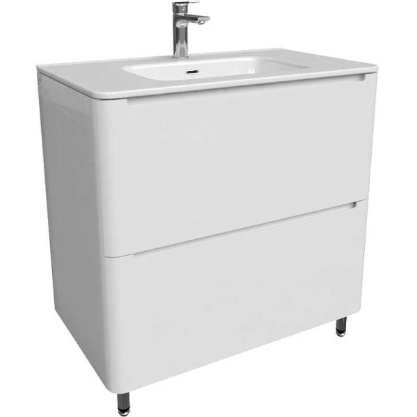 Тумба напольная Iddis Edifice 80 с раковиной, белая (EDI80WFi95K) Тумба напольная Iddis Edifice 80 с раковиной, белая (EDI80WFi95K)