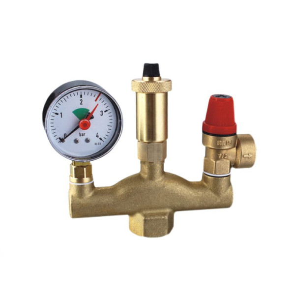 Группа безопасности котла 1" 3 бар Arrowhead латунь (SU-500-20)