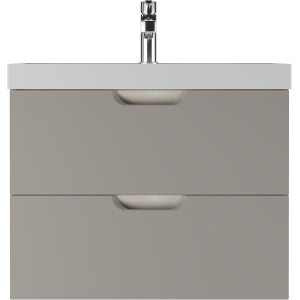 Тумба подвесная под умывальник Classica 70 Dune Серый тауп В2 Домино (DD2502T)