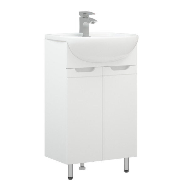 Тумба напольная Melodia Омега 50 (Уют/Элегия 50) 2 двери белая (MFR80001WT) Тумба напольная Melodia Омега 50 (Уют/Элегия 50) 2 двери белая (MFR80001WT)