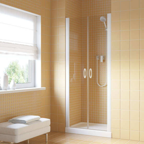 Душевая дверь Vegas Glass 80х190 E2P 80 01 01 стекло прозрачное