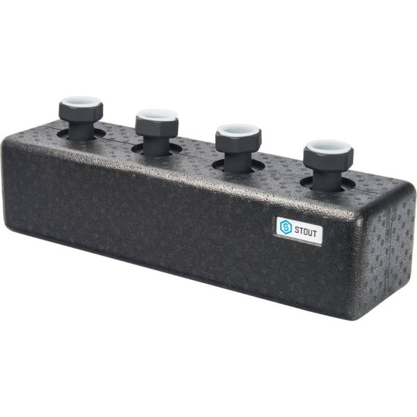 Стальной распределительный коллектор Stout 3(5) отопительных контура (в теплоизоляции DN 25) (SDG-0017-004035) Стальной распределительный коллектор Stout 3(5) отопительных контура (в теплоизоляции DN 25) (SDG-0017-004035)