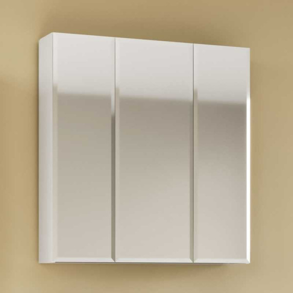 Шкафчик зеркальный Marka One Mix 800*140*800 белый (У37180)