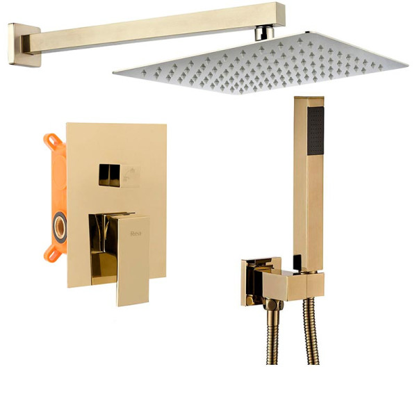 Душевая система REA Bento + Box Gold (REA-P4893) Душевая система REA Bento + Box Gold (REA-P4893)