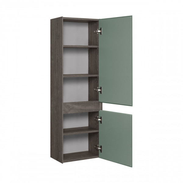 Пенал подвесной Aquaton Форест 400x250x1250 дуб рошелье, сумеречный голубой (1.A278.6.03F.R9C.0)