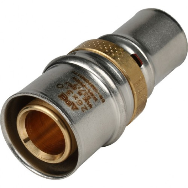 Соединение прямое 26*20 Stout (пресс, латунь) SFP-0004-002620