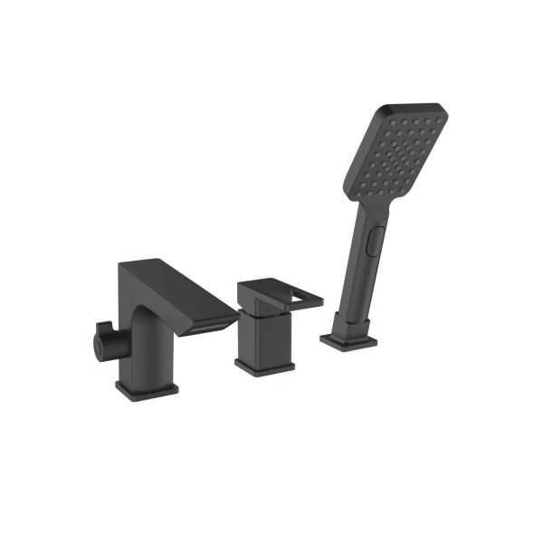 Смеситель для ванны и душа Esko Vela черный (PB 355B)