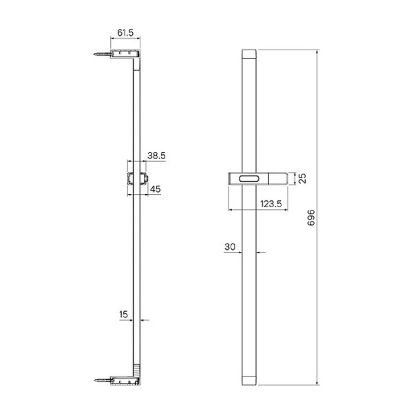 Душевая стойка Iddis Slide черный (SLI70BLi17) Душевая стойка Iddis Slide черный (SLI70BLi17)
