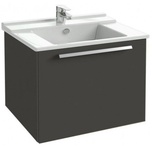 Тумба подвесная Jacob Delafon Struktura 77 серый антрацит (EB1285-N14)