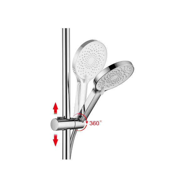 Душевая система Aquatek Лугано хром (AQ2740CR)