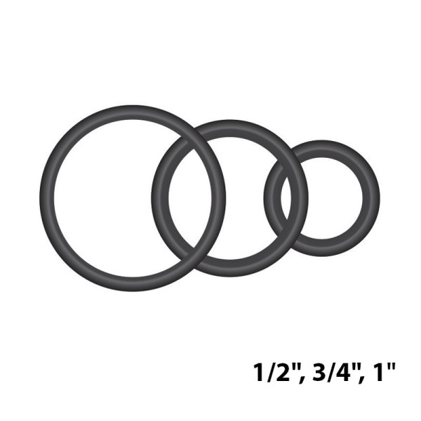 Набор уплотнительных колец под американки (1/2", 3/4", 1" (2шт)) TeRma (10143)