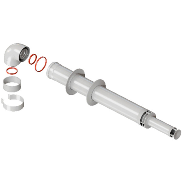 Комплект дымохода Rommer антилед 60/100 - 1000 мм. (в комплекте хомут) (RCA-6010-211000) Комплект дымохода Rommer антилед 60/100 - 1000 мм. (в комплекте хомут) (RCA-6010-211000)