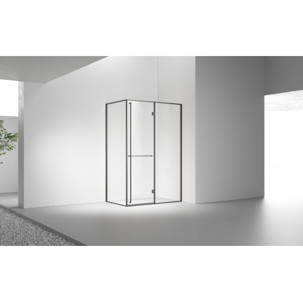 Душевая дверь Roca Apex 120x80x200  R стекло прозрачное, профиль оружейная сталь (Z.RU93.0.789.7)