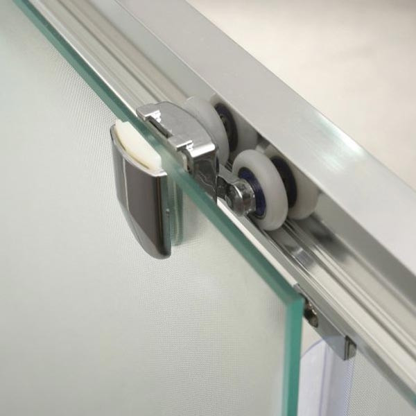 Душевая дверь BelBagno Uno 150x185 стекло прозрачное, профиль хром (UNO-BF-1-150-C-Cr)