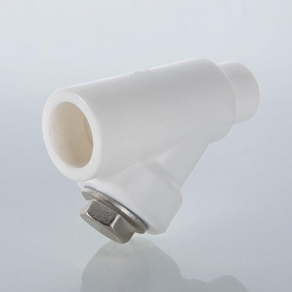 Фильтр косой PP-R 20 мм ВН VALTEC (белый) VTp.787.0.020 Фильтр косой PP-R 20 мм ВН VALTEC (белый) VTp.787.0.020