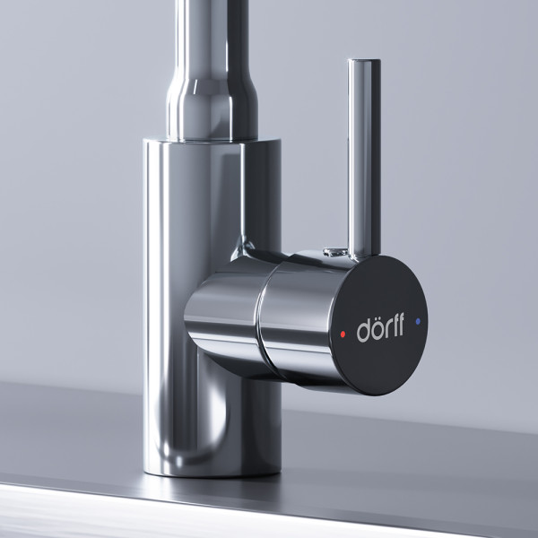 Смеситель для кухни Dorff Logic белый (D3007633) Смеситель для кухни Dorff Logic белый (D3007633)