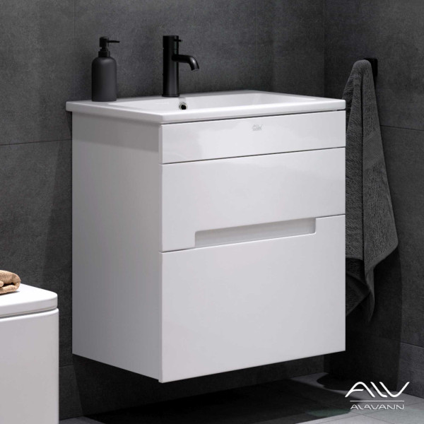 Тумба напольная Alavann Rita 60 (белая)