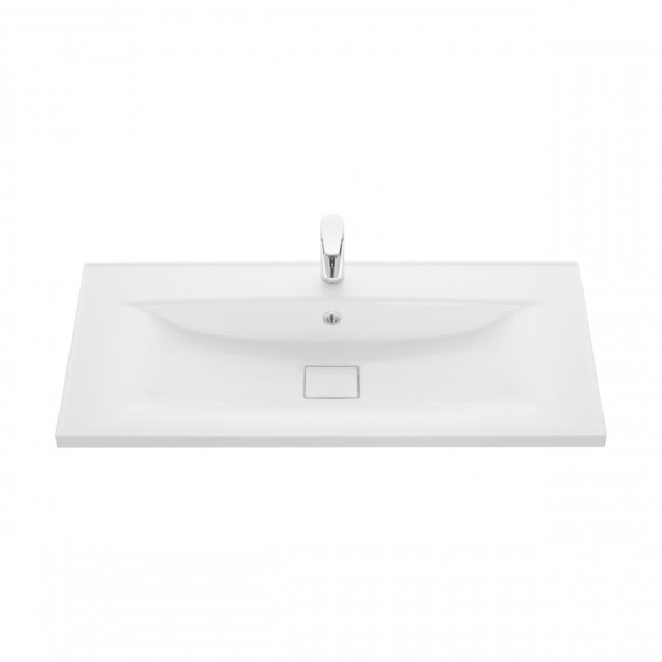 Раковина встраиваемая Aquaton Айрис 45,2x100,2x15,2 белый (1.A732.7.3KA.G01.0)