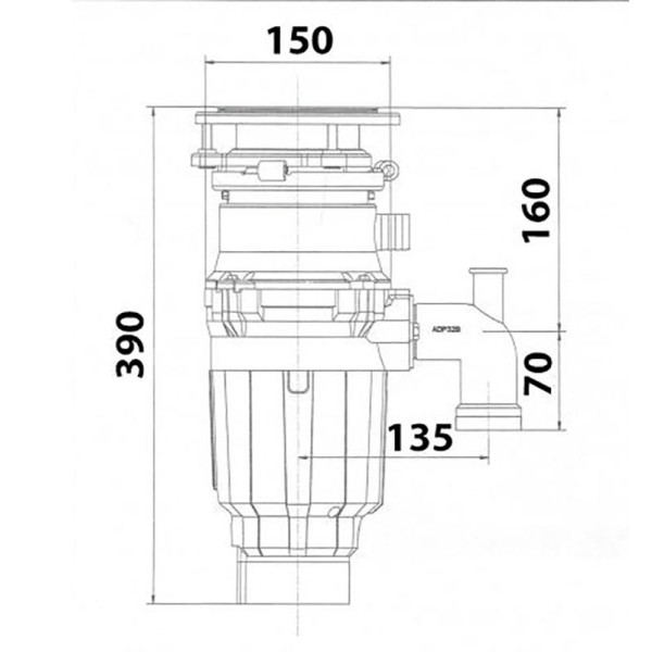 Измельчитель отходов Bone Crusher BC-910 SLIM LINE Измельчитель отходов Bone Crusher BC-910 SLIM LINE