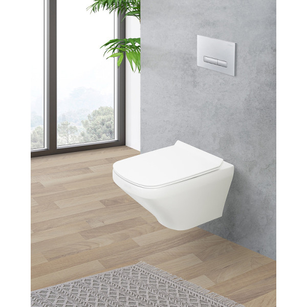Унитаз подвесной BelBagno Sela безободковый (BB3201CHR/BB3201SC)