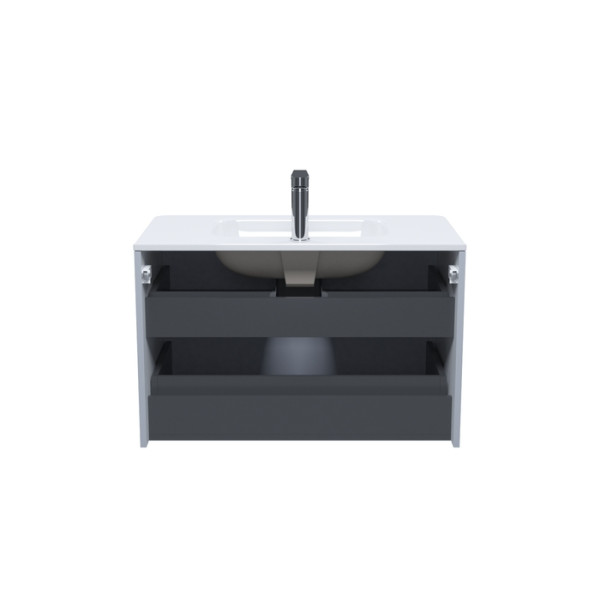 Тумба с умывальником подвесная Iddis Edifice 80x47 светло-серый (EDI80L0i95K)