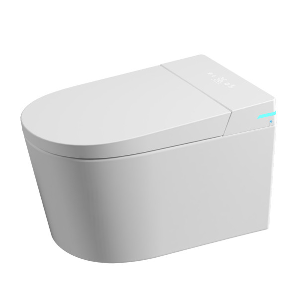 Комплект Abber подвесной электронный унитаз-биде Bequem AC1123SR с инсталляцией AC0101P2 (AC1123SR-AC0101P2)