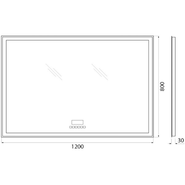 Зеркало с подсветкой BelBagno SPC-GRT 120x80 (SPC-GRT-1200-800-LED-TCH-RAD) Зеркало с подсветкой BelBagno SPC-GRT 120x80 (SPC-GRT-1200-800-LED-TCH-RAD)