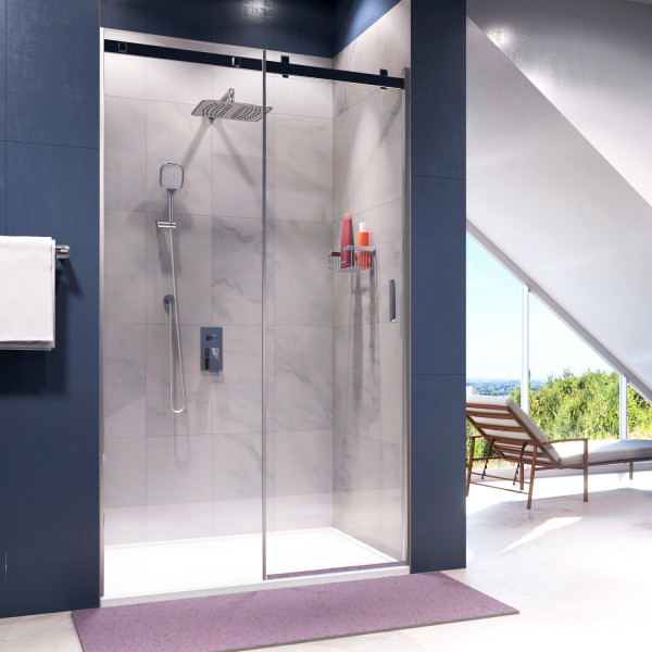 Душевая дверь WasserKraft Alme 130*200 стекло прозрачное, профиль хром (15R30) Душевая дверь WasserKraft Alme 130*200 стекло прозрачное, профиль хром (15R30)