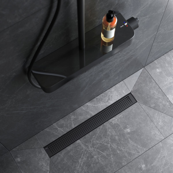 Душевой лоток AM.PM MasterFlow линейный универс затвор Cut Gradient 60 см черн мат (W01SC-P11-060-01BM)