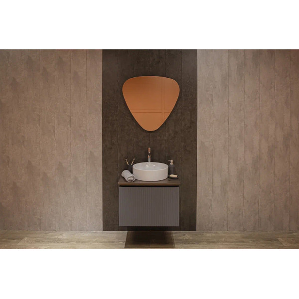 Зеркало Azario Moby 70x67 универсал, выключатель-датчик на движение (LED-00002974)