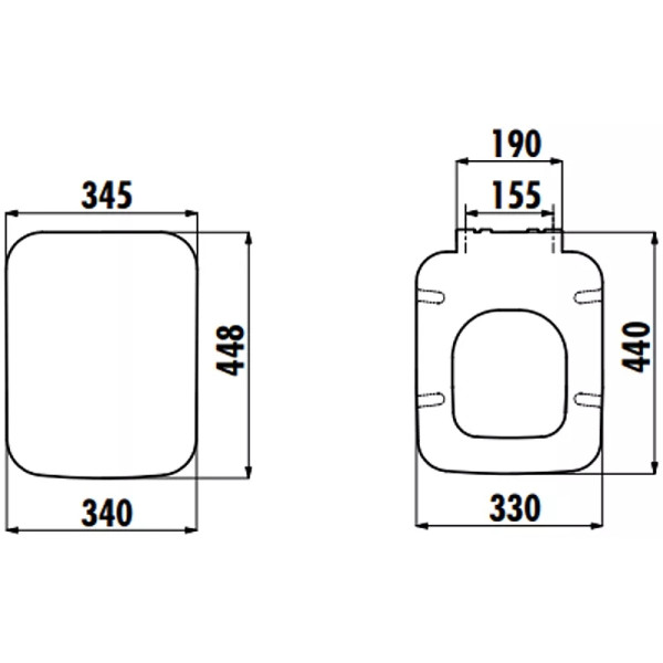 Сиденье для унитаза Creavit с микролифтом белое (KC1803.01.0000E)