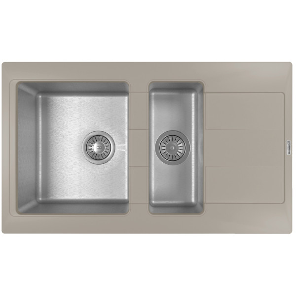 Мойка для кухни Florentina Комби 860 86х51 Fs, Грей (21.410.D0860.305) Мойка для кухни Florentina Комби 860 86х51 Fs, Грей (21.410.D0860.305)
