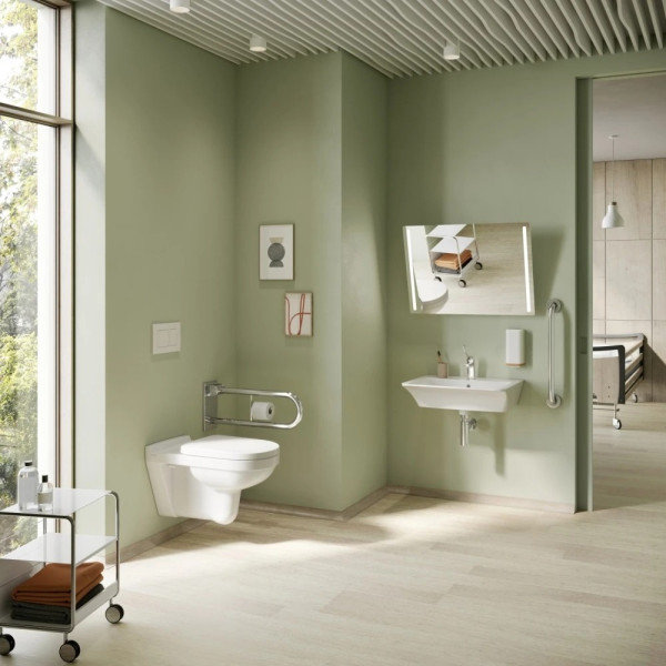 Унитаз подвесной Serel Asma 53x36 безободковый, с сиденьем Gediz (0426)