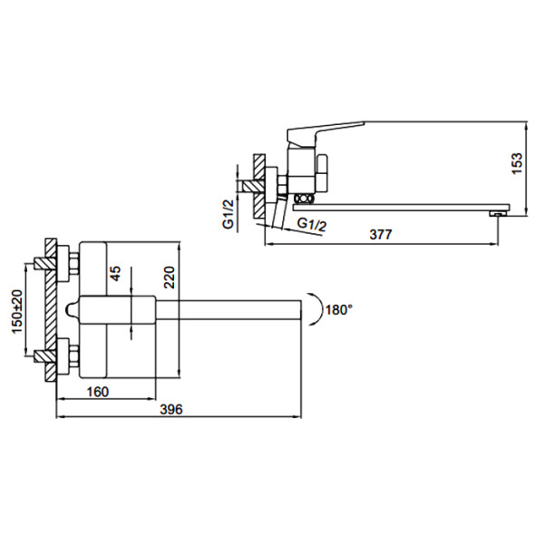 Смеситель для ванны и душа Fashun хром поворотный излив шланг лейка (A2209) Смеситель для ванны и душа Fashun хром поворотный излив шланг лейка (A2209)