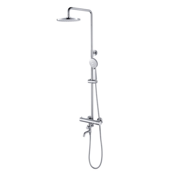 Душевая система с верхним душем, изливом и термостатическим смесителем Zeegres Z.PRATO (14051001) Душевая система с верхним душем, изливом и термостатическим смесителем Zeegres Z.PRATO (14051001)