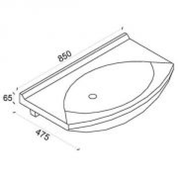 Раковина подвесная Dreja Лагуна 85 850x430x65 (191676) (приобретается только в комплекте с тумбой Dreja) Раковина подвесная Dreja Лагуна 85 850x430x65 (191676) (приобретается только в комплекте с тумбой Dreja)