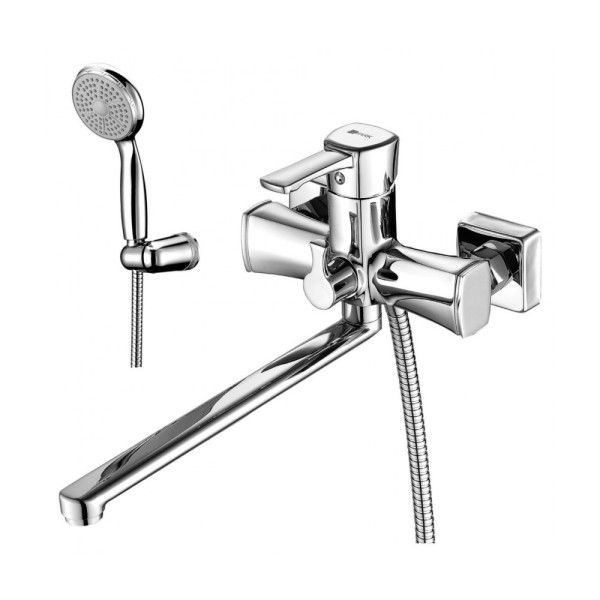 Смеситель для ванны и душа Lemark Evitta с душевым комплектом (LM0551C)