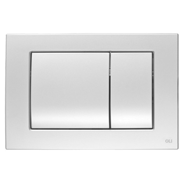 Клавиша смывная Oli Metal Dual хром матовый (656006)