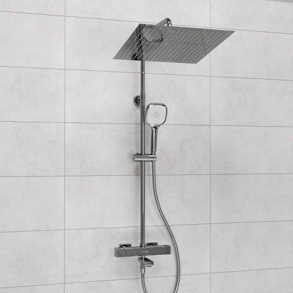 Душевая система WasserKRAFT хром (A199.119.065.087.CH Thermo)