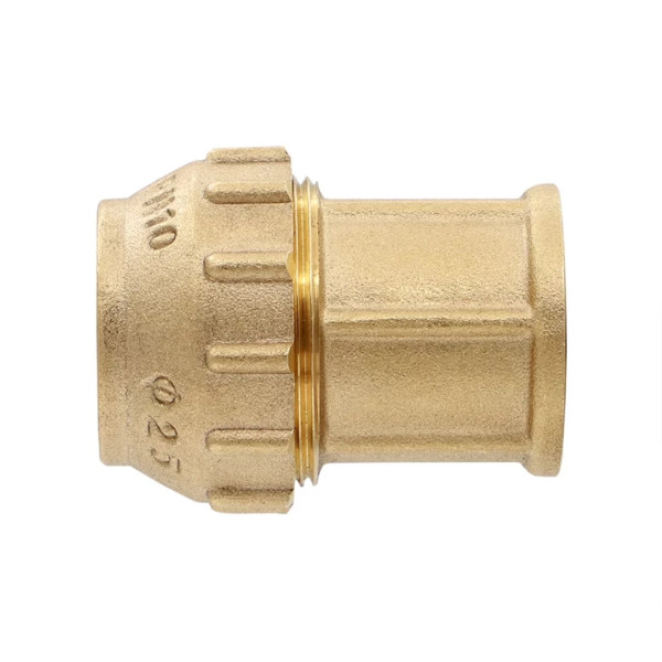 Соединение прямое 25*3/4"В Vieir (латунь, для п/э трубы) (VER371) Соединение прямое 25*3/4"В Vieir (латунь, для п/э трубы) (VER371)