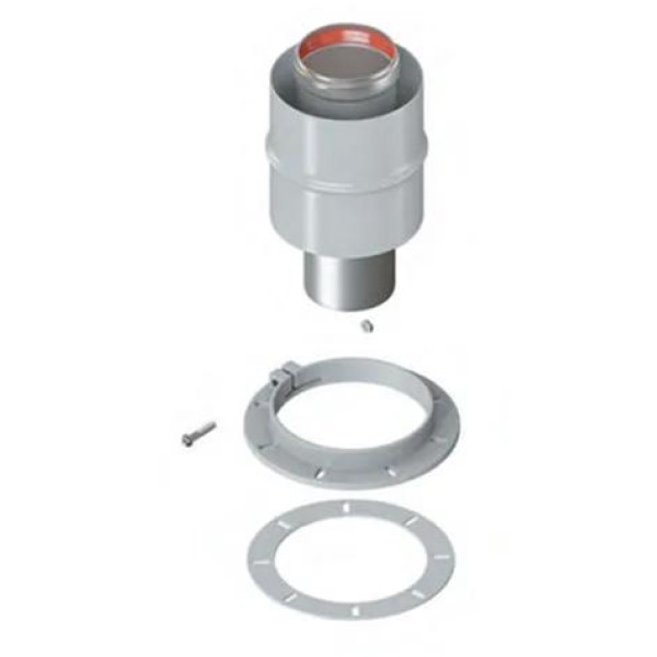 Адаптер вертикальный Okseler коаксиальный D60/100 для котлов Ferroli (oks00012)