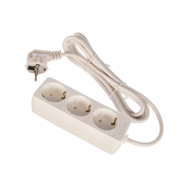 Удлинитель бытовой UNIVersal ТМ Союз 2200 Вт с заземлением 3 гнезда ПВС 3м (481S-9303) Удлинитель бытовой UNIVersal ТМ Союз 2200 Вт с заземлением 3 гнезда ПВС 3м (481S-9303)