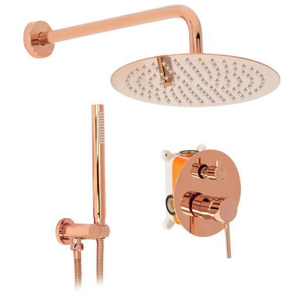 Душевая система REA Lungo + Box rose Gold (REA-P4111) Душевая система REA Lungo + Box rose Gold (REA-P4111)