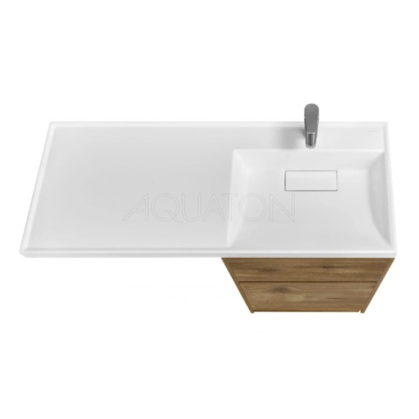 Тумба под раковину Aquaton Лондри 60 Дуб рустикальный (рак.1A72243KLH010, 1A72843KLH01L заказывается ОТДЕЛЬНО!) (1A2669K1LHDR0)