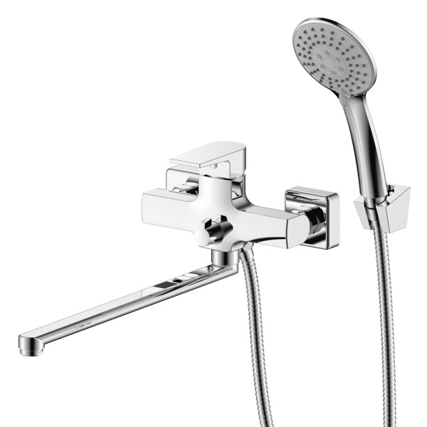 Смеситель для ванны Wesnaart Briz с длинным изливом хром (BRI20-320)