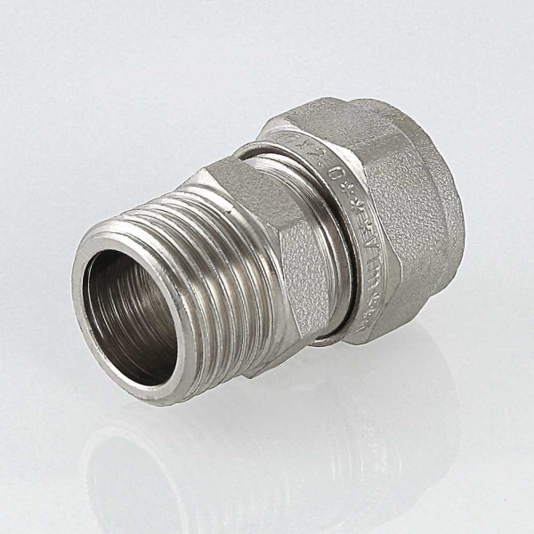 Соединение прямое 26*3/4"Н Valtec (обжим) (VTm.301.N.002605) Соединение прямое 26*3/4"Н Valtec (обжим) (VTm.301.N.002605)